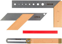 TOYA Set unghi drept YATO Carpenter 4 piese (YT-70823) Vinclu