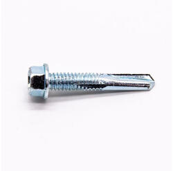 VISIMPEX Șurub autofiletant cu cap hexagonal pentru tablă cu performanță mare DIN 7504K, zincat 5, 5 x 32 mm (001-004-009-001)