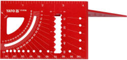 TOYA 3D unghi drept Aluminiu 100 x 150 mm 45°/90° (YT-70796) Vinclu