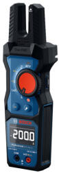Bosch Clește ampermetric GFM 1000-15 + afișaj LCD invers MH1 CAT IV 600 V / CAT III 1000 V (0601077401)