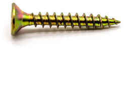 VISIMPEX Șurub pentru plăci aglomerate cu cap înecat PZ, galben 3, 5 x 40 mm (001-001-001-027)