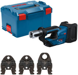 Bosch Mașină de presat cu cap rotativ 360° GPT 18V-19 U set (fără acumulator și încărcător) (06019M2003)