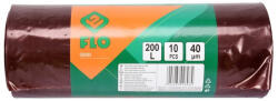FLO Green sac de colectare deșeuri ventilație 200 litri 0, 04 mm (10 buc) (09484)
