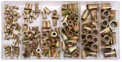 TOYA Set de piulițe cu nituri din oțel YATO 150 buc (YT-36481) Cleste