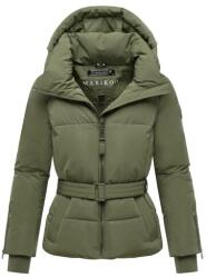 Marikoo Női téli kabát kapucnival Aleyna16, olajzöld