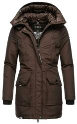 Navahoo Női téli kabát kapucnival Blizzardstorm, sötét csokoládé