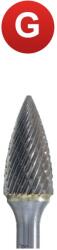 ABRABORO 10 x 170/20 mm G alakú keményfém turbómaró kereszt fogazással, hosszú kivitel (020348150013)