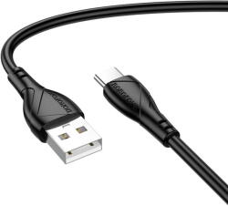 BOROFONE Cablu de Alimentare, USB-C / USB-A, 3A, 1m - Borofone Energy (BX121) - Black (KF2357229) - pcone
