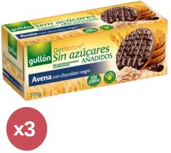 gullón ZERO Avena étcsokoládé zabkeksz 3X275 g - reformnagyker