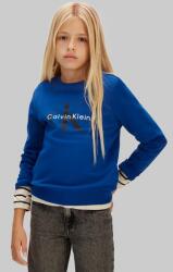 Calvin Klein gyerek melegítőfelső pamutból - kék 116 - answear - 24 990 Ft
