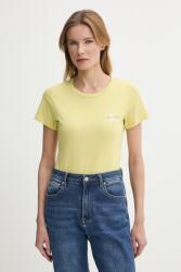 Calvin Klein Jeans pamut póló 2 db - sárga XL