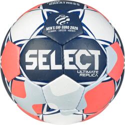 Select Minge de handbal SELECT Ultimate - EHF Liga Europeană Replica V26 Blue/Red, mărimea 3 (423040)
