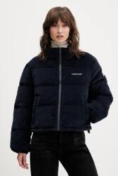 Guess Jeans kordbársony kabát sötétkék, téli, W5BL17 W2061 - sötétkék L