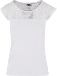 Urban Classics Női csipkés felső XL fehér