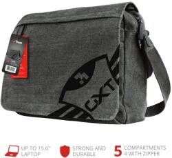 Trust 141005 GXT 1260 Yuni Gaming Messenger Bag 15, 6" Grey, Notebook táska