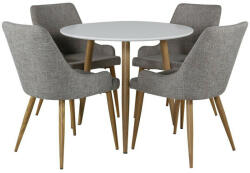  Étkezőgarnitúra Dallas 2447 (Szürke + Tölgy)