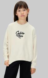 Calvin Klein gyerek pulóver - bézs 152 - answear - 20 390 Ft