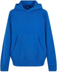 Urban Classics Fiúk frottír kapucnis pulóver kék