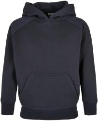 Urban Classics Fiúk egyszínű kapucnis pulóver 5 - 6 EVES kék