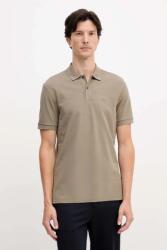 BOSS pamut póló - bézs L - answear - 28 990 Ft