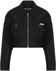 Calvin Klein Jeans Jachete Denim Femei DENIM CROPPED JACKET SOFT BLACK Calvin Klein Jeans Negru EU S