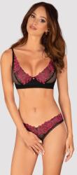 Obsessive Rosenty 2-pcs crotchless set M/L - vibriteszt