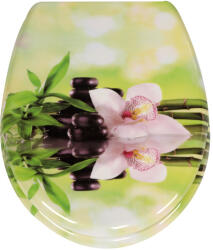 Frogee Duroplast WC ülőke - Rozsdamentes zsanérokkal - GREEN ZEN (GH-TS-DPEC-C07)