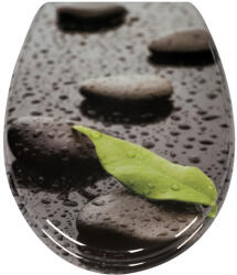 Frogee Duroplast WC ülőke - Rozsdamentes zsanérokkal - WETSTONE (GH-TS-DPEC-C08)