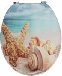 FROGEE MDF WC ülőke - Rozsdamentes zsanérokkal - BEACH (GH-TS-MDF-C02)