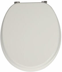 FROGEE MDF WC ülőke - Rozsdamentes zsanérokkal - FEHÉR (GH-TS-MDF-WH)