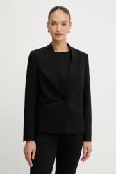 BOSS zakó fekete, sima, egysoros gombolású, 50541998 - fekete 38