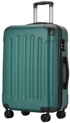 BONTOUR Vertical zöld 4 kerekű közepes bőrönd (120842-80)