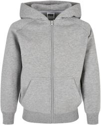 Urban Classics Fiúk Basic teljes cipzáras, húzózsinóros kapucnis pulóver 5 - 6 EVES szürke