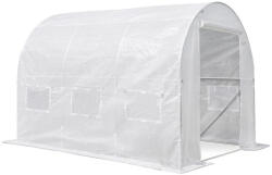 Leziter Fóliasátor 200x200x300 cm erősített vázzal+fólia (32225-WH)