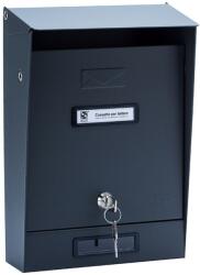 Silmec 10201.84 utcai postaláda (fekete)