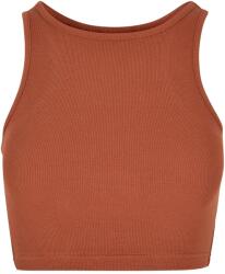 Urban Classics Női bordázott Crop Top 4XL narancssárga|sárga