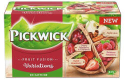 Pickwick Gyümölcstea 20x2 g PickwickVariációk PIROS meggy, vörösáfonya és málna (ALMA, MÁLNA, EPER, MEGGY, VÖRÖS ÁFONYA) - cartridge
