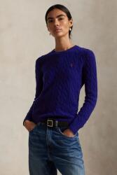 Ralph Lauren gyapjú pulóver sötétkék, 211971865012 - sötétkék S