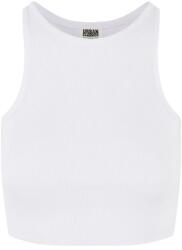 Urban Classics Női bordázott organikus pamutból készült bordázott top 2XL fehér