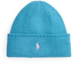 Ralph Lauren gyapjú sapka WOOL PONY 4, 55954E+11 - kék Univerzális méret