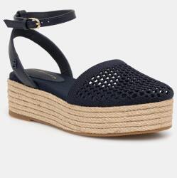 Tommy Hilfiger espadrilles KNIT MESH ESPADRILLE PLATFORM - sötétkék Női 40