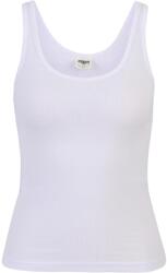 Urban Classics Női alap bordázott organikus tank top (2 dbos csomag) 4XL fehér|fekete|színes