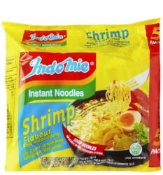  Indomie Shrimp Instant Noodles garnéla izű instant leves 70g