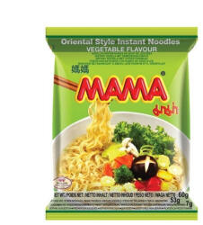 Thai President Foods Public Company Limited Instant Noodles Vegetable zöldséges instant tészta 60g Szavatossági idő: 2026-01-22