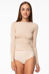 Julimex Tricou Simple Longsleeve bej, S