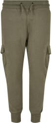 Urban Classics Fiúk Cargo Fitted Jogging nadrág 13/14 ÉVES zöld