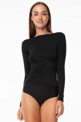 Julimex Tricou Simple Longsleeve negru, M