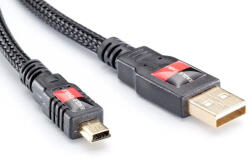 Eagle Cable DELUXE USB 2.0 A - Mini B kábel, 1, 6 m (10061016)