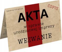 MPW PRO Születésnapi Meghívó Akta Meghívó Márkás Születésnapi Meghívó