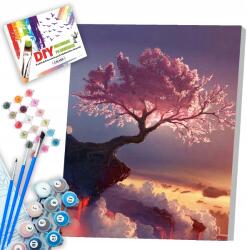 GALAXIA Festés Számok Alapján Kerettel Festmények Számok szerint Vászonkép 40x50 (Malowanie Dla dzieci i dorosłych Drzewo)